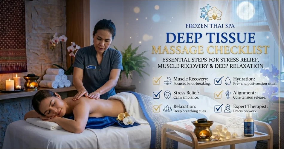 Deep Tissue Massage - A Complete Checklist for Stress Relief and Relaxation