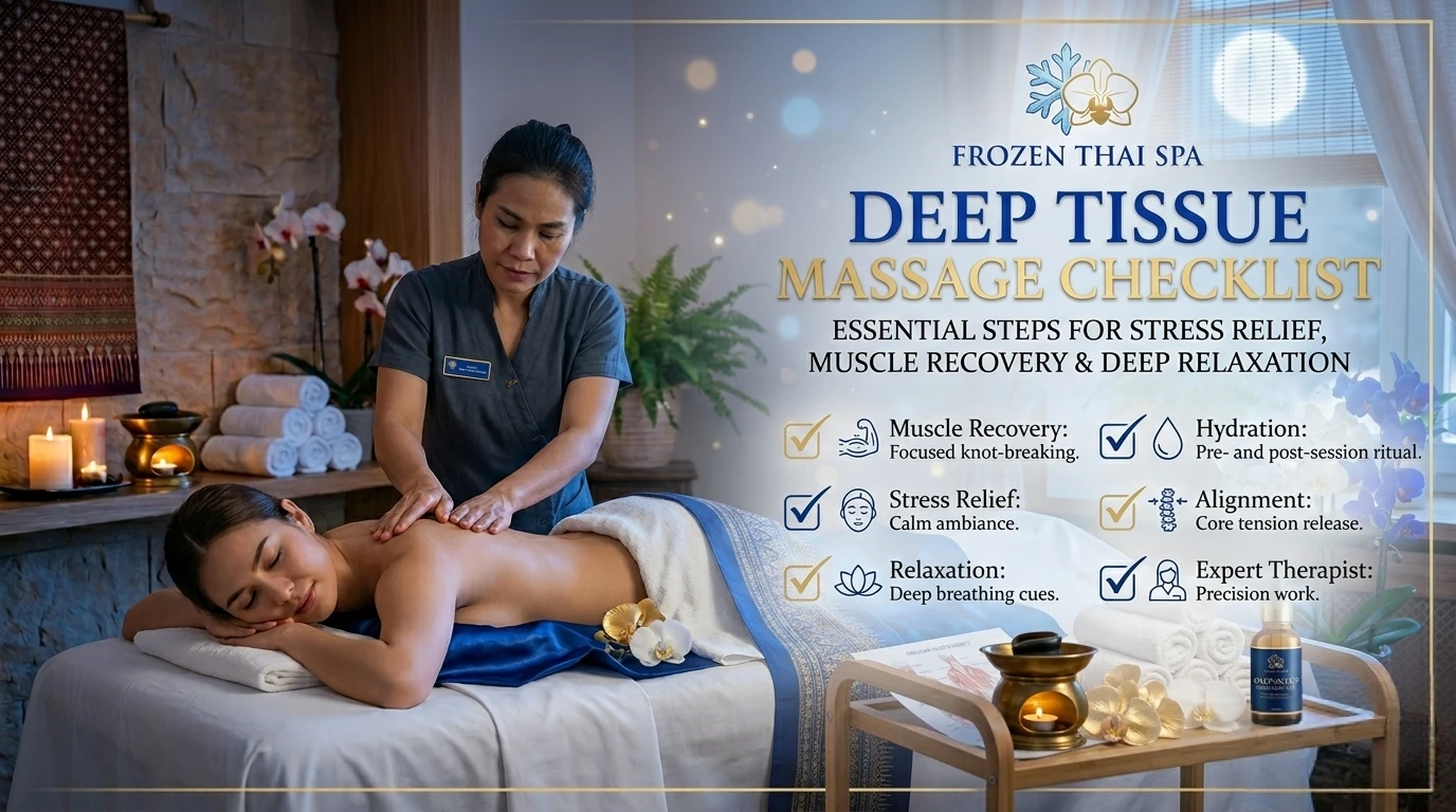 Deep Tissue Massage - A Complete Checklist for Stress Relief and Relaxation