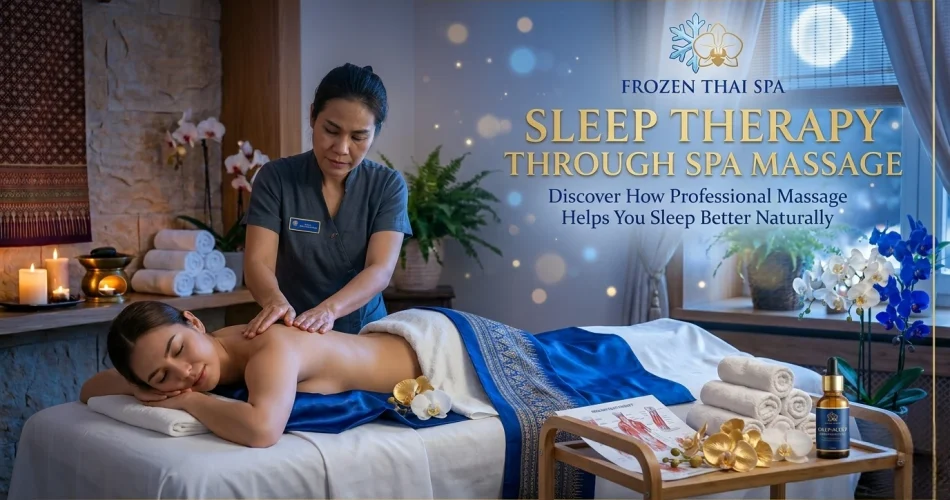 Sleep Therapy - How Spa Massages Improve Restful Sleep – Best Spa in Gulshan 2026
