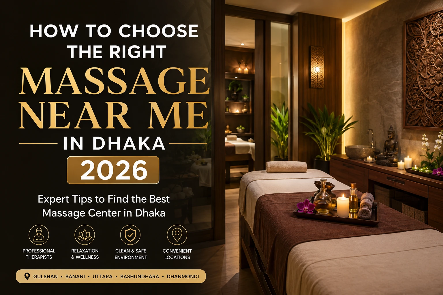 How to Choose the Right Massage Near Me in Dhaka 2026