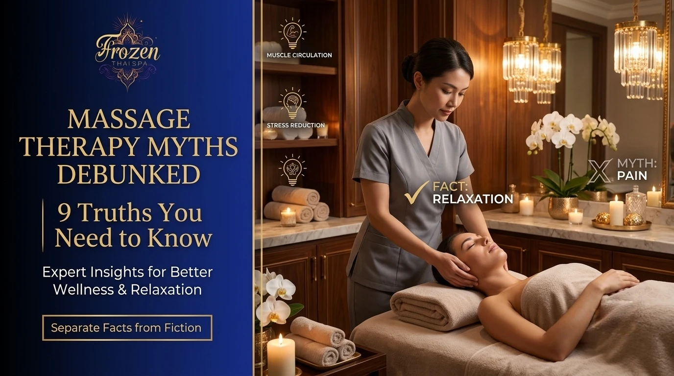 Massage Therapy Myths Debunked - 9 truths about massage therapy benefits