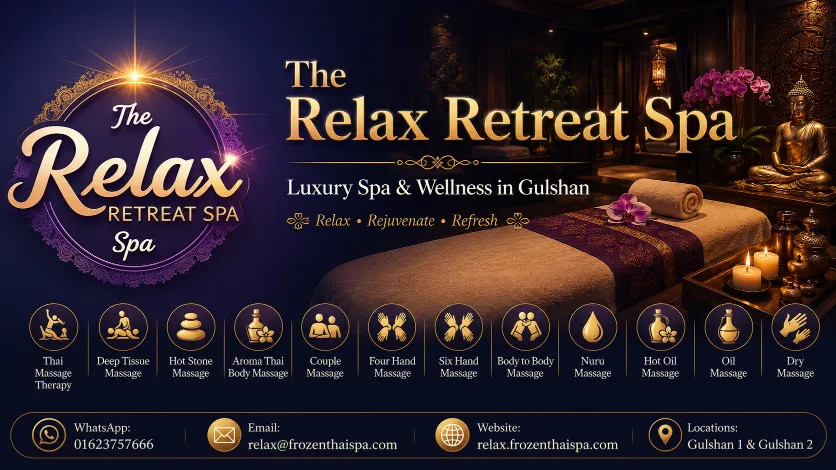 The Relax Retreat Spa - best relaxation spa in Gulshan