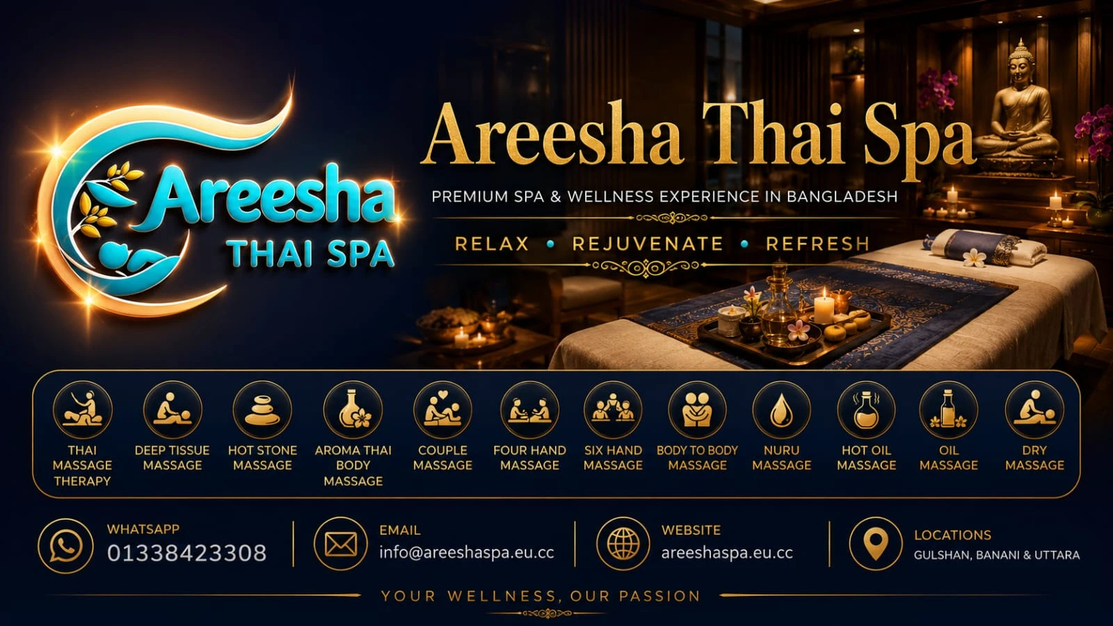Areesha Thai Spa - authentic Thai massage in Gulshan