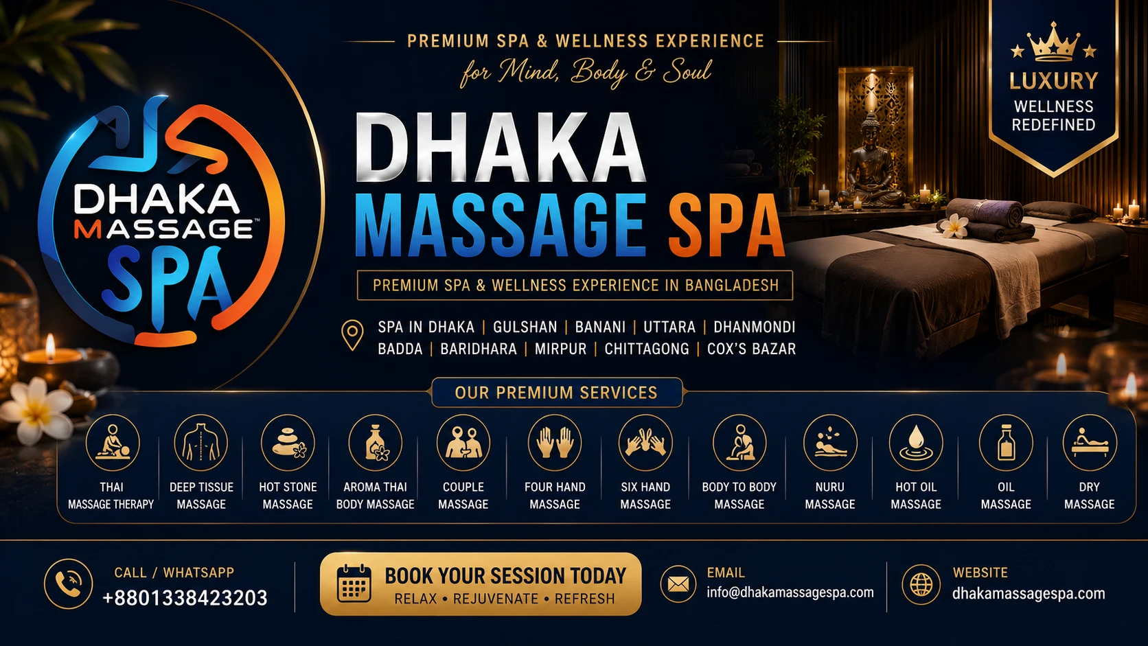 Dhaka Massage Spa - best Thai massage in Gulshan