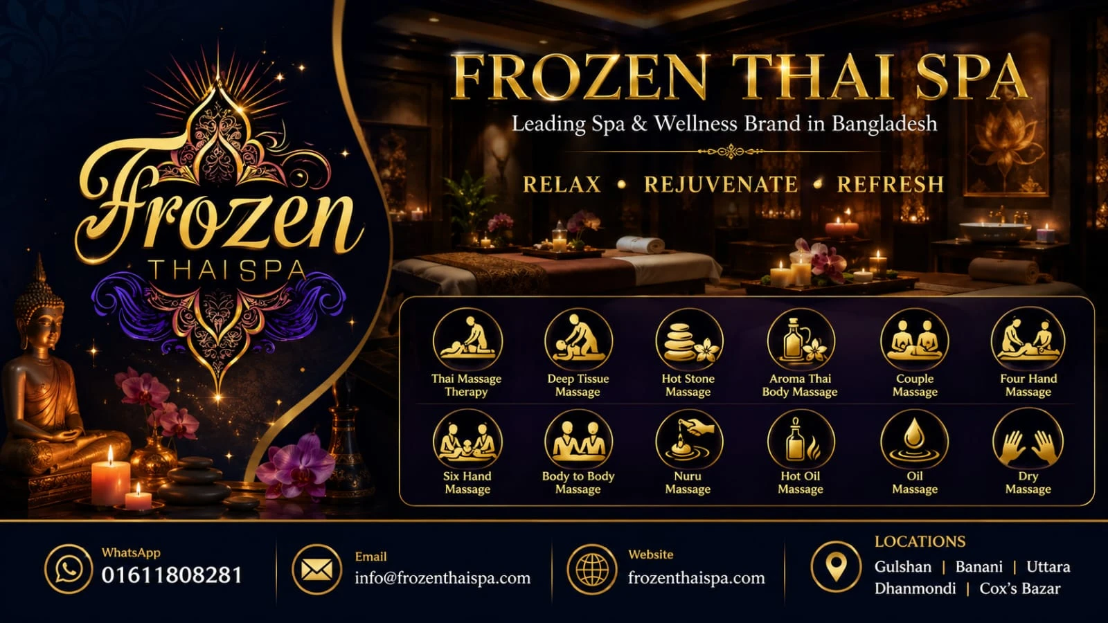 Frozen Thai Spa - premier spa in Gulshan, Banani and Uttara