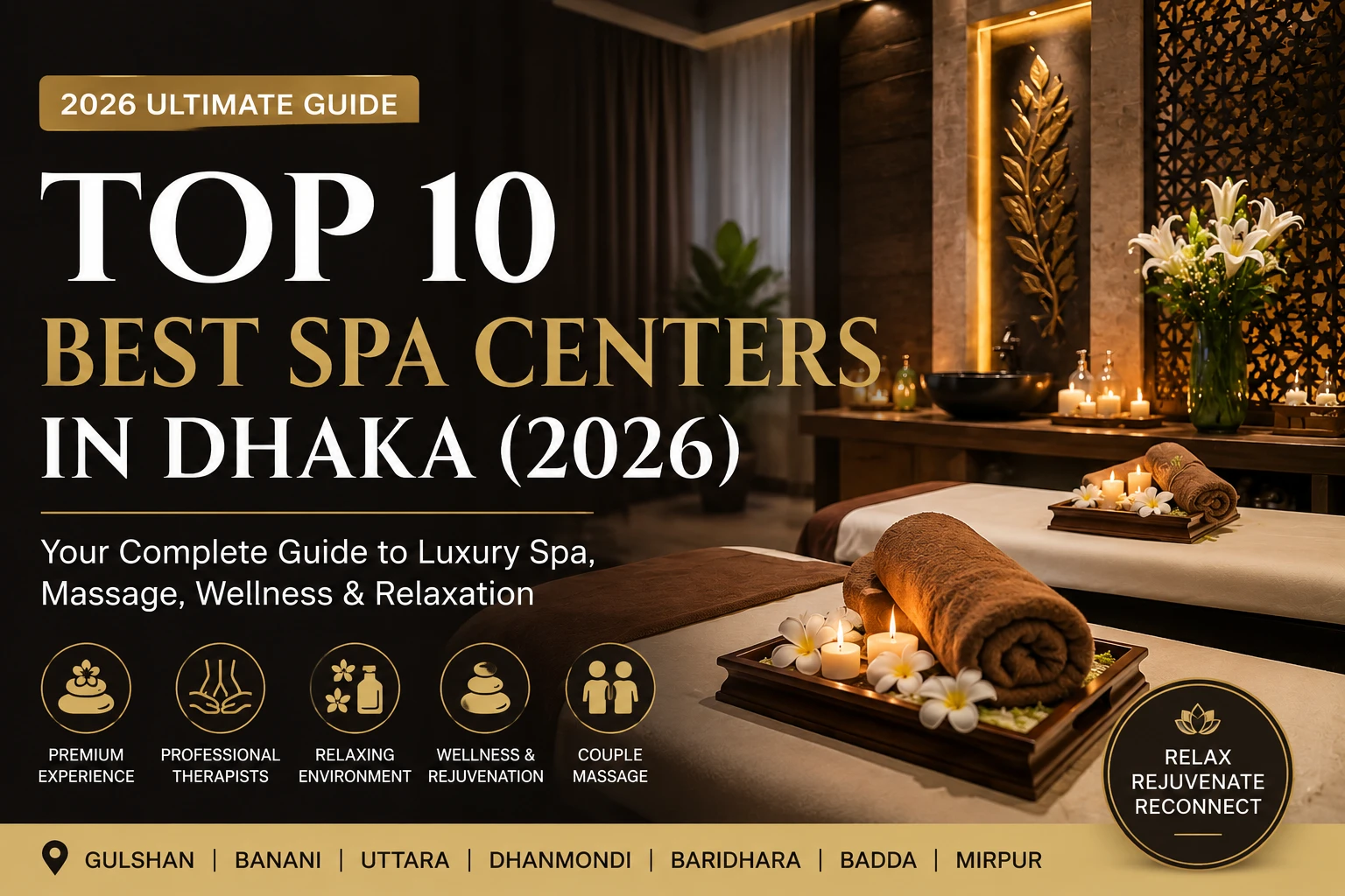 Best Spa Centers in Dhaka 2026