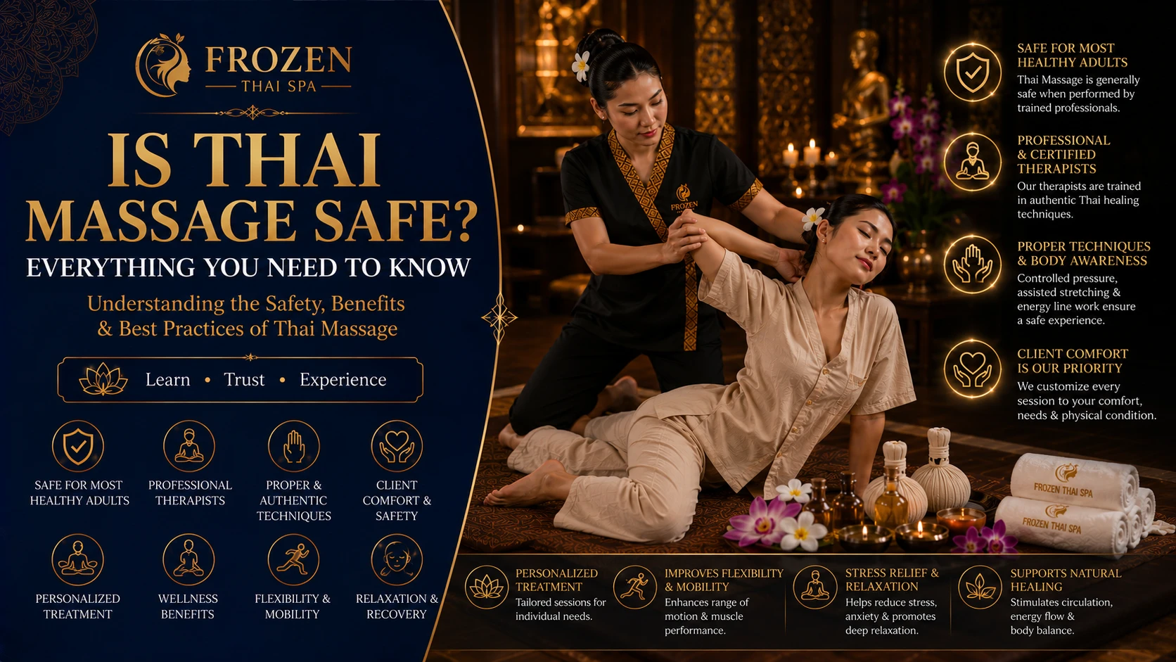 Is Thai massage safe? Everything you need to know about Thai body therapy safety at Frozen Thai Spa Dhaka