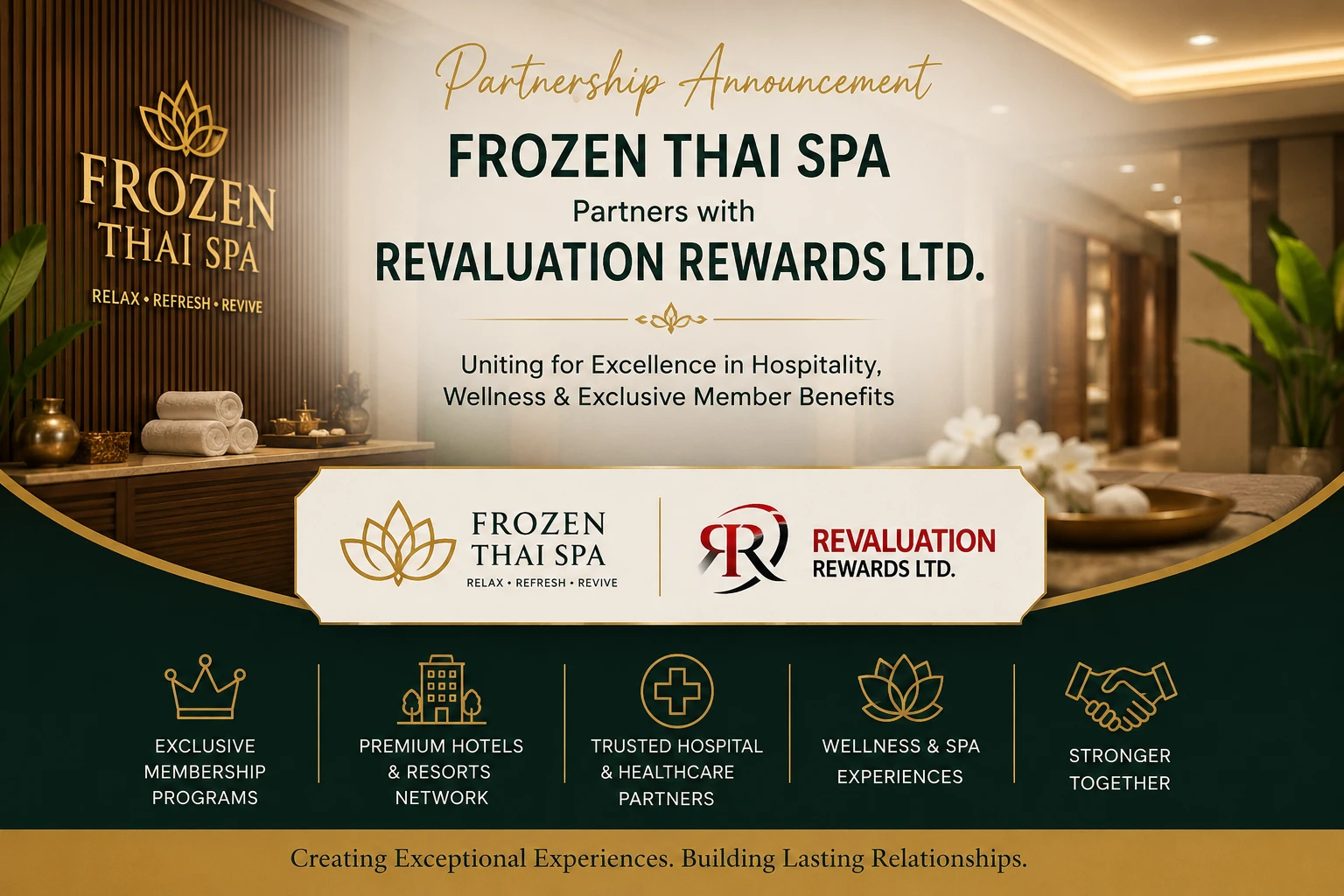 Partnership With Revaluation Rewards ltd