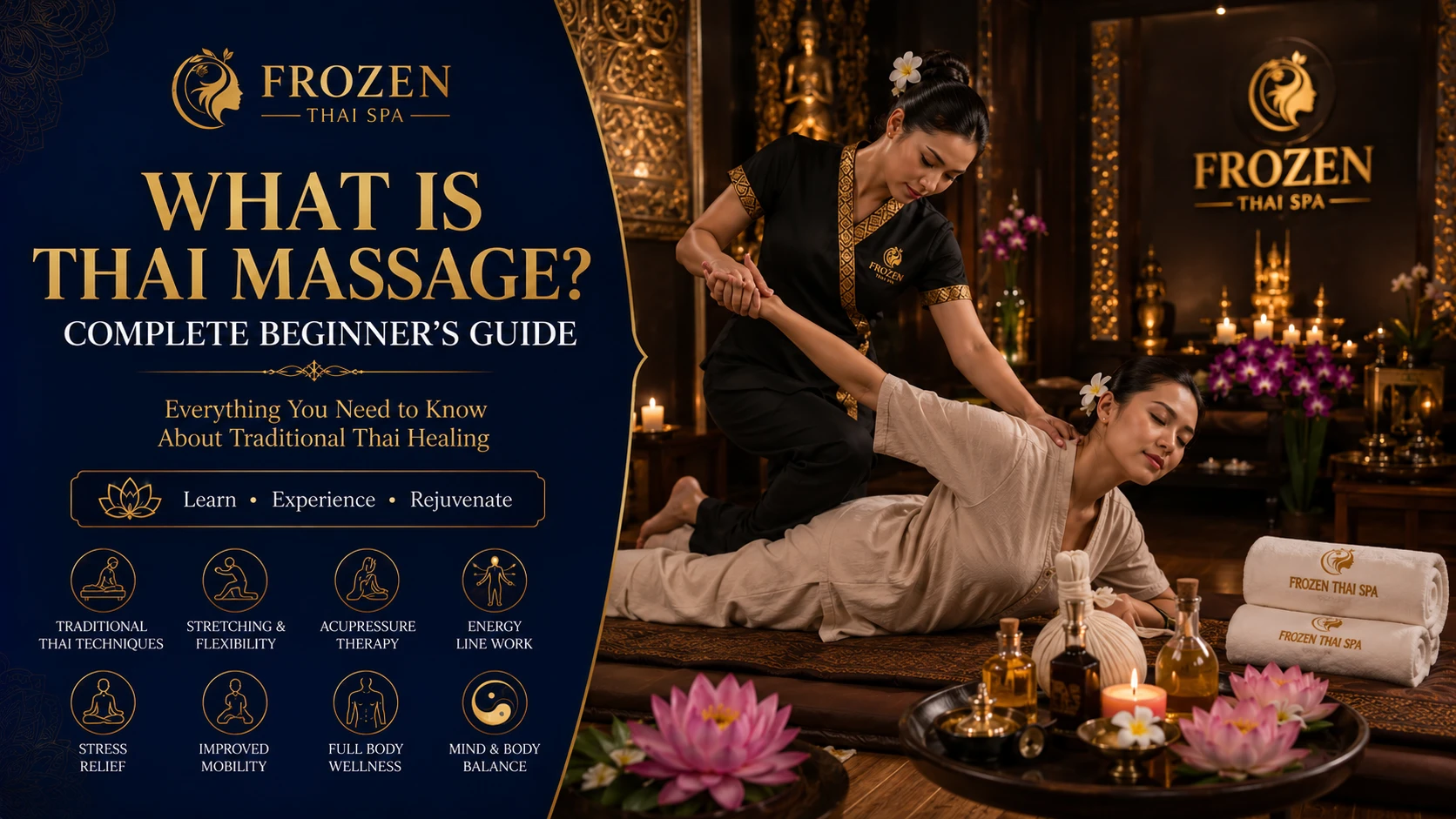 What is Thai massage - complete beginner's guide at Frozen Thai Spa Dhaka